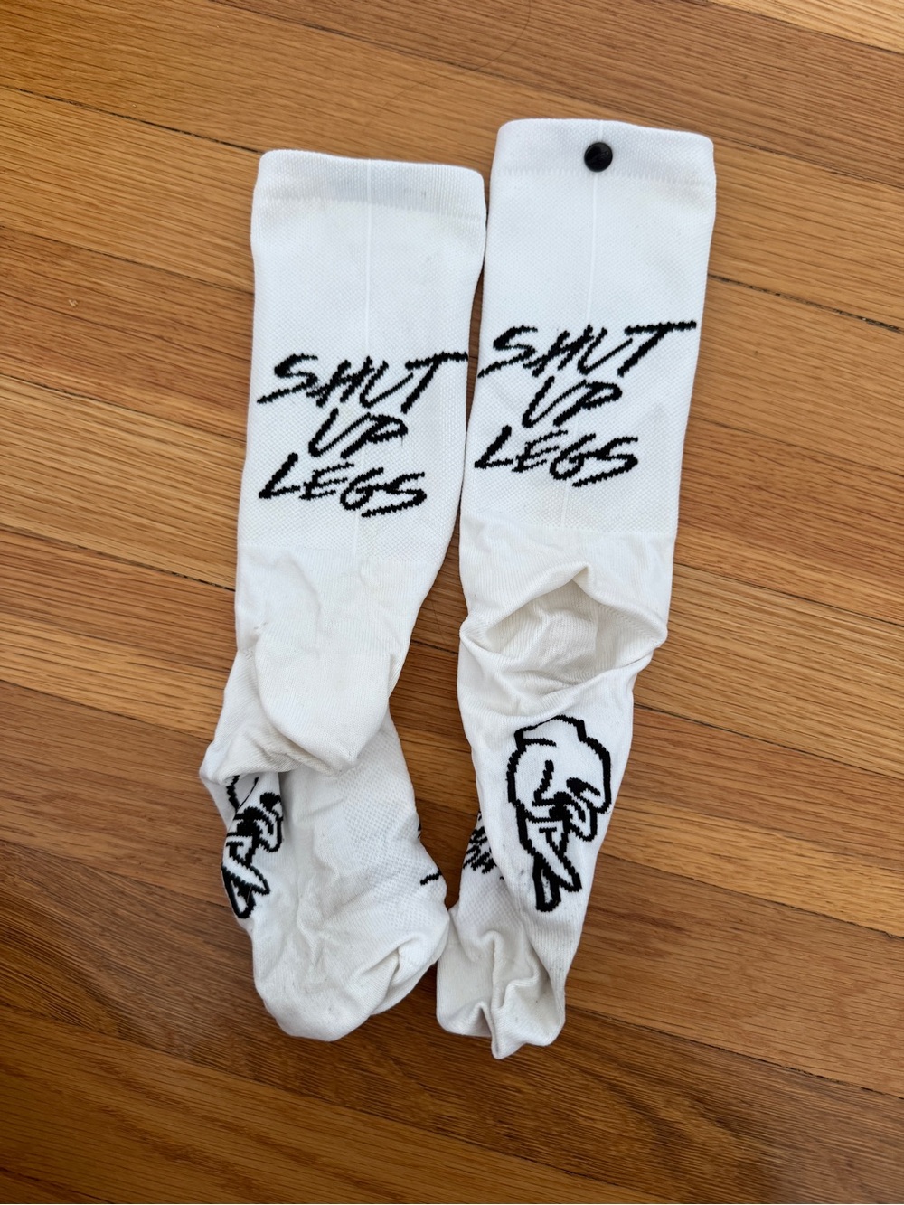 Fingers Crossed Shut Up Legs cycling socks 39-42
